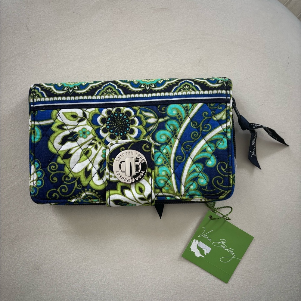 Vera Bradley Blue Floral Wallet